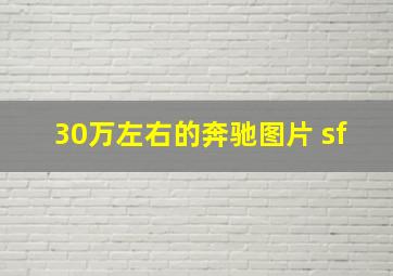 30万左右的奔驰图片 sf